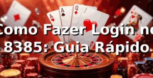 Como Fazer Login no 8385: Guia Rápido 🚀